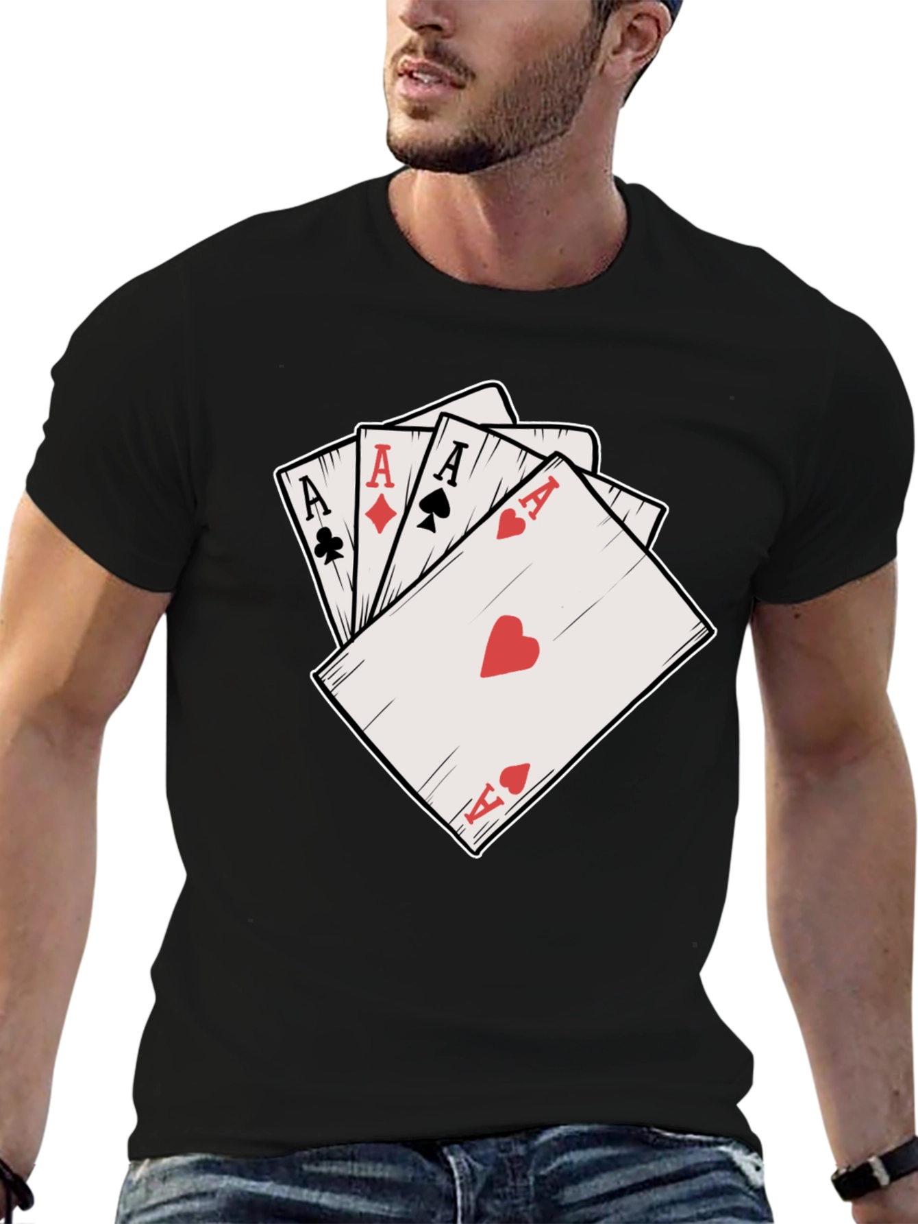 Ace Card Graphic Tee - Lucky Hand Shirt
