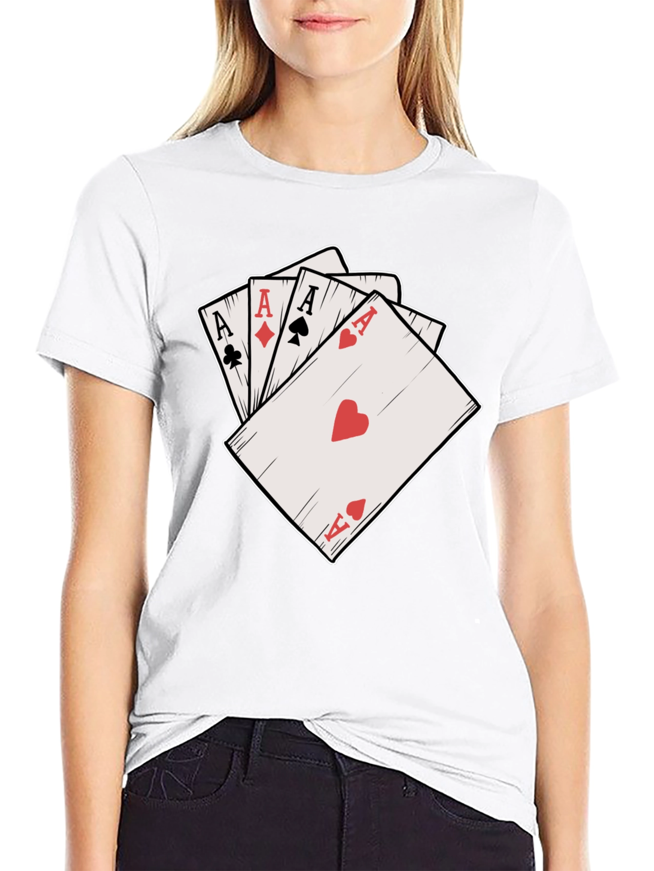 Ace Card Graphic Tee - Lucky Hand Shirt