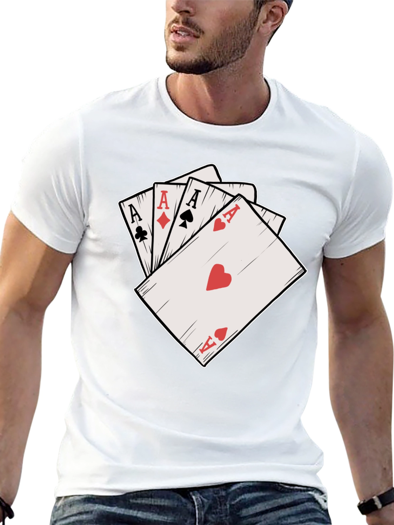Ace Card Graphic Tee - Lucky Hand Shirt