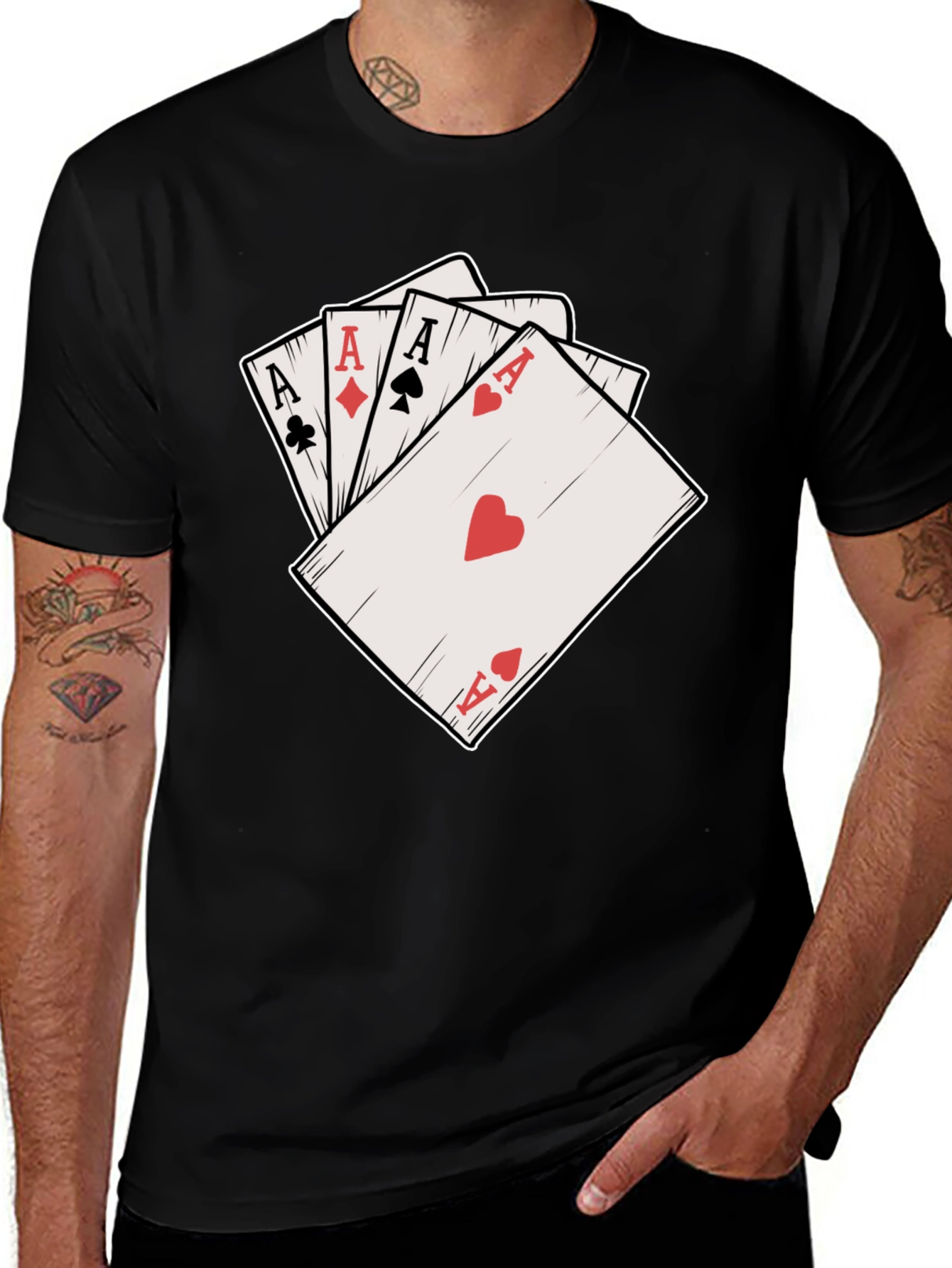 Ace Card Graphic Tee - Lucky Hand Shirt