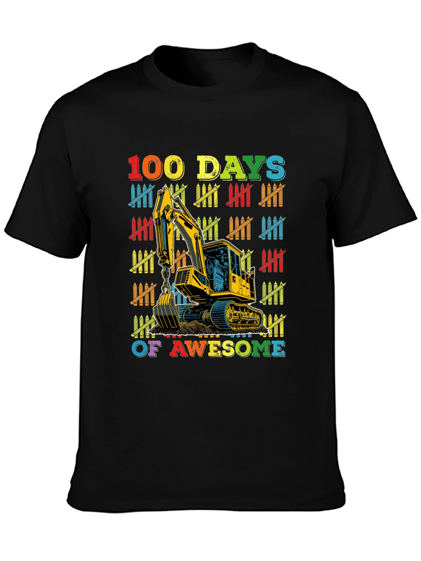 100 Days of Awesome Excavator T-Shirt