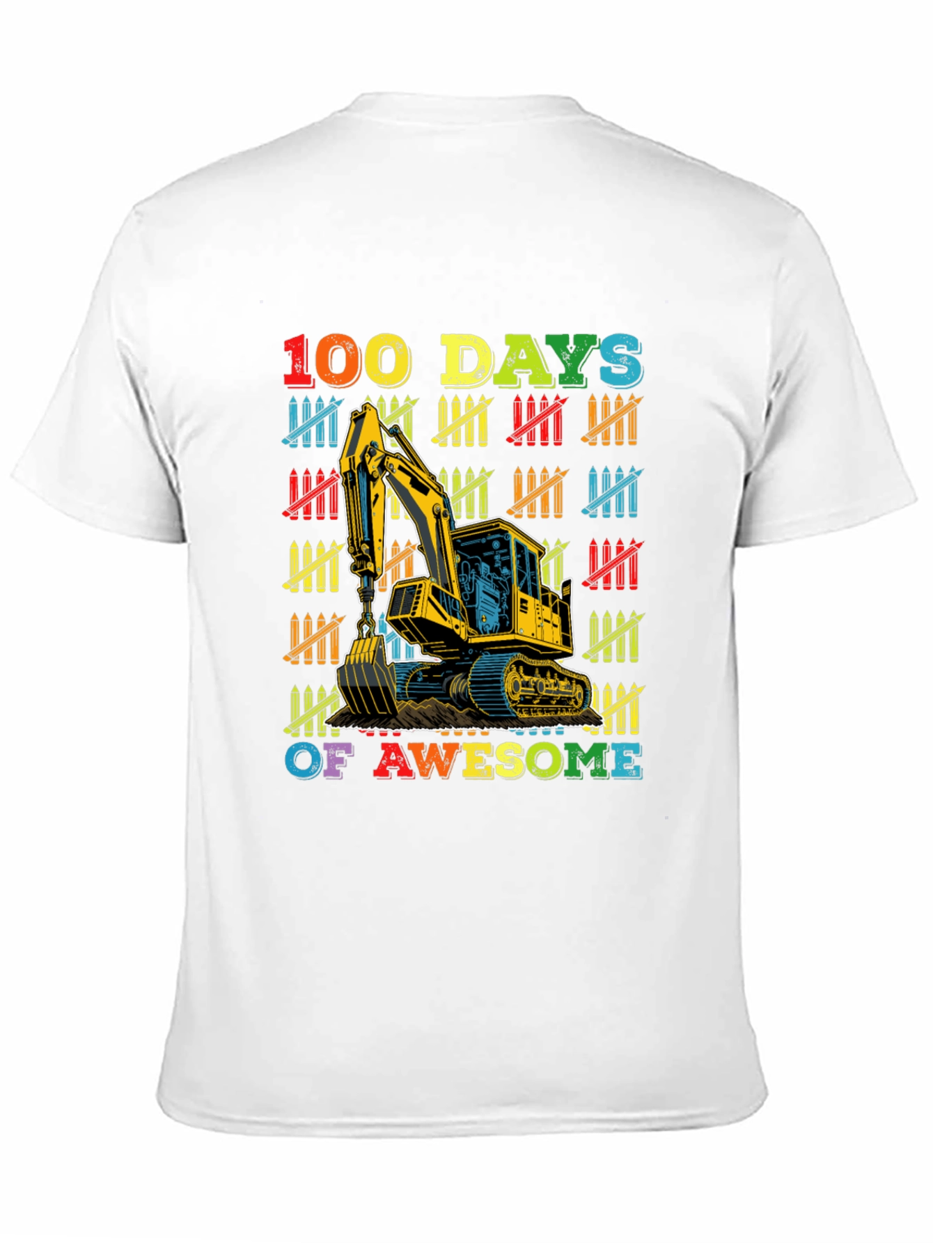 100 Days of Awesome Excavator T-Shirt