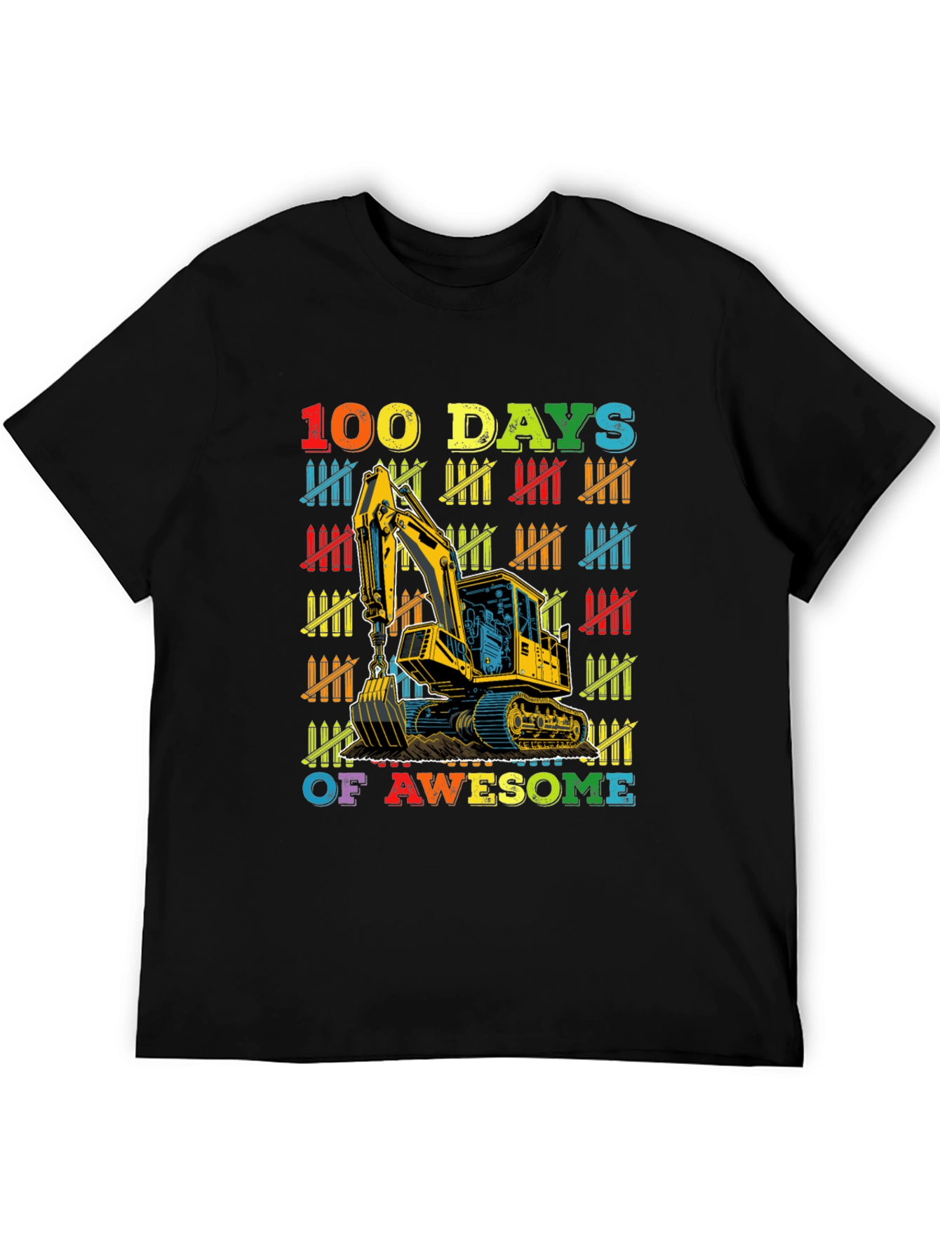 100 Days of Awesome Excavator T-Shirt