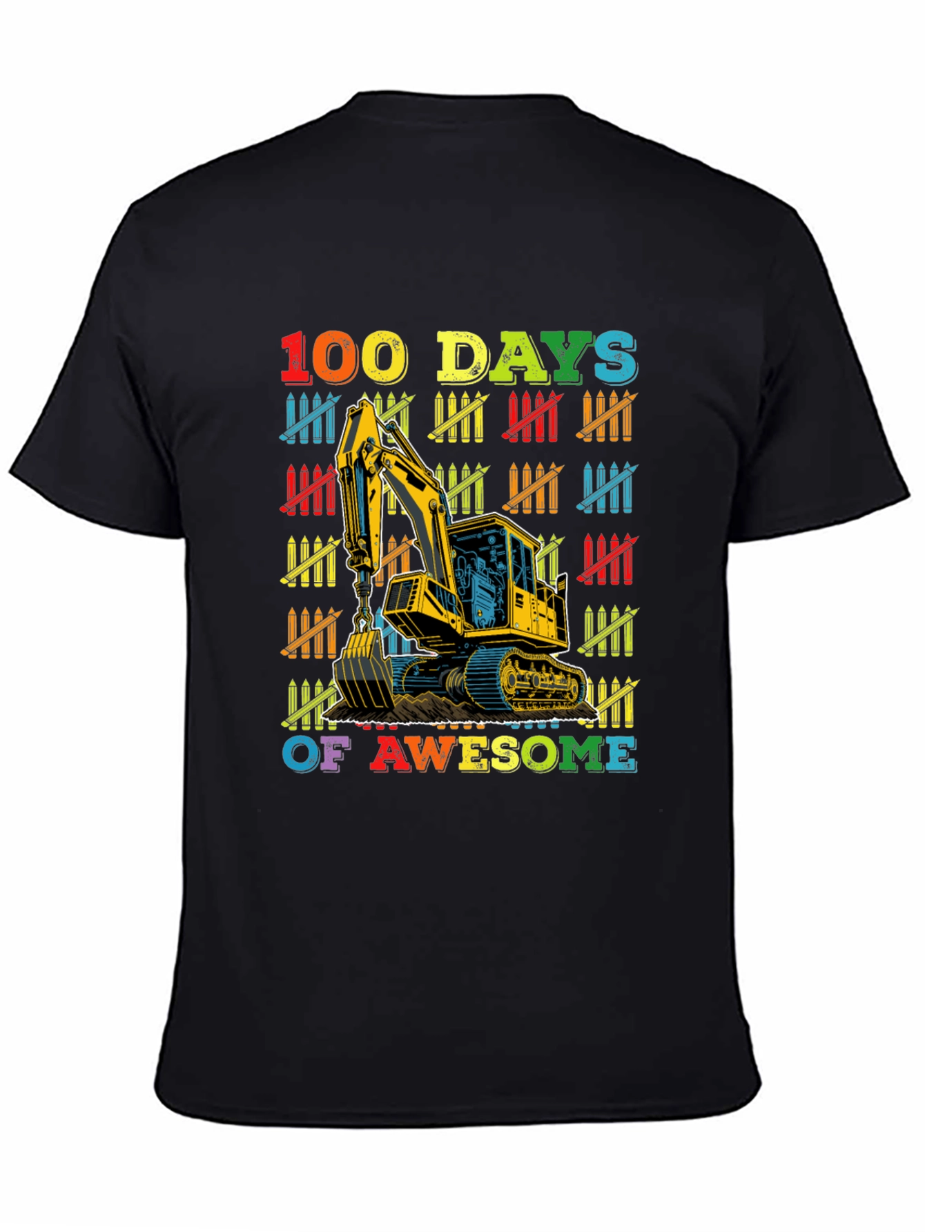100 Days of Awesome Excavator T-Shirt