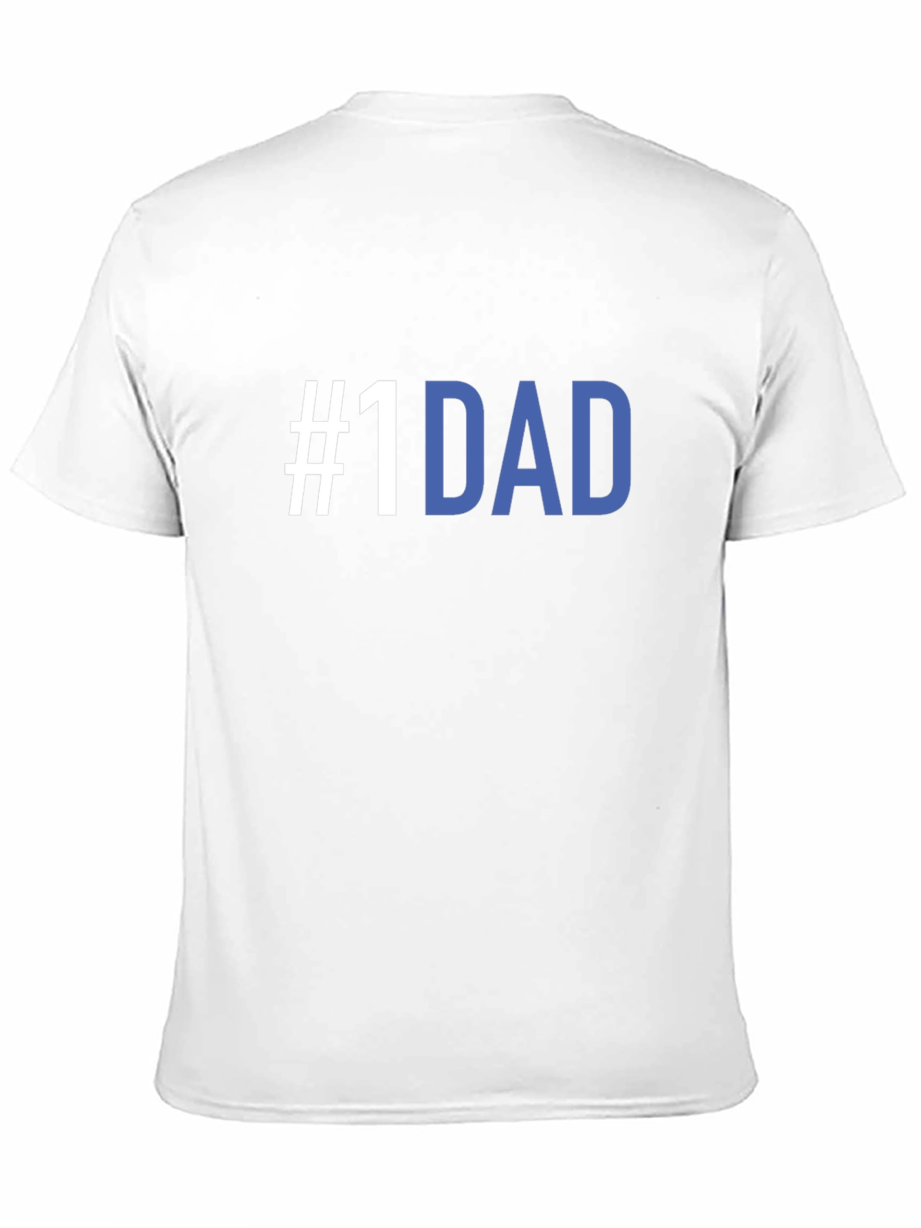 #1 Dad T-Shirt - Black Crew Neck