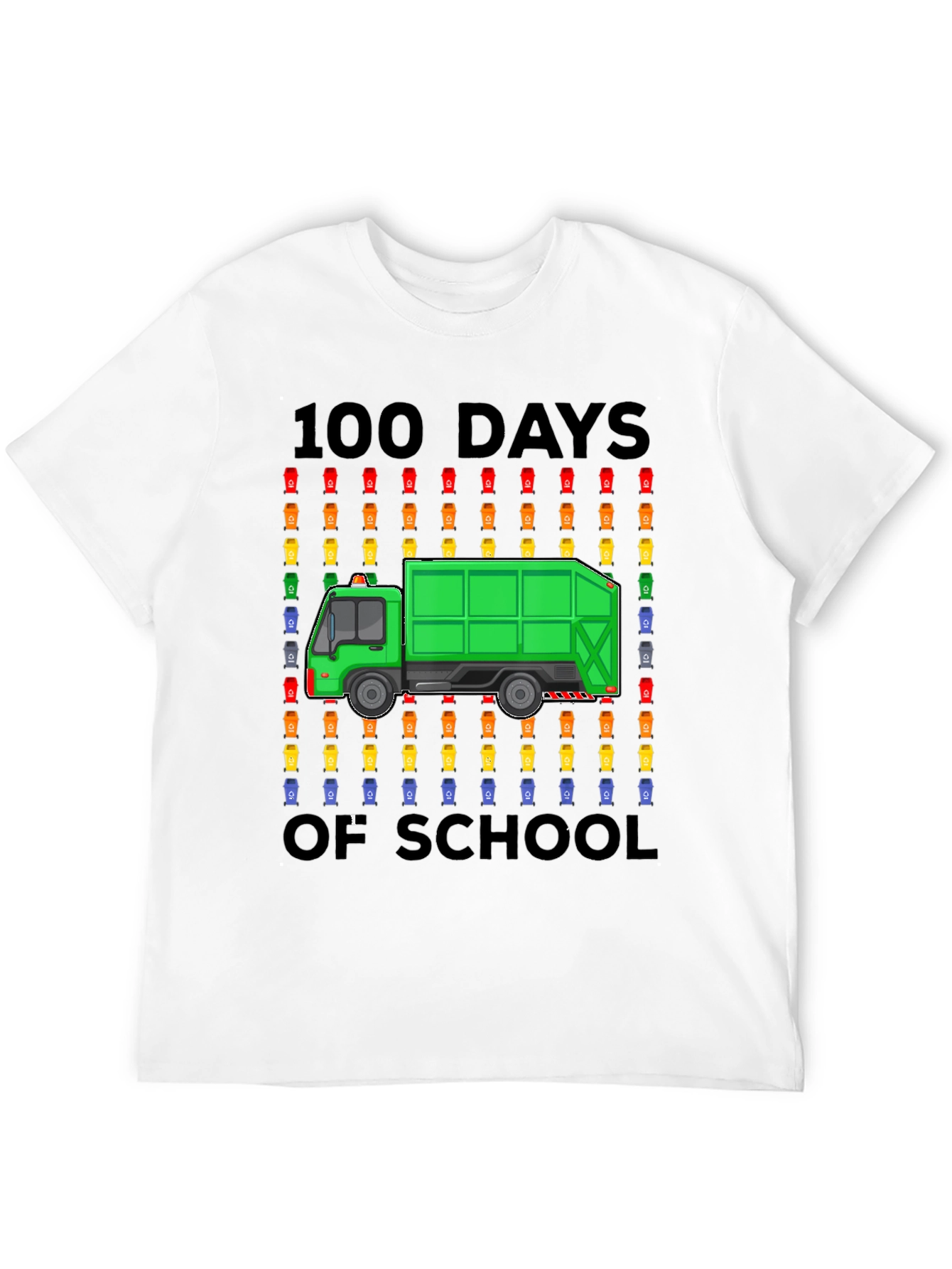 100 Days of School Garbage Truck T-Shirt