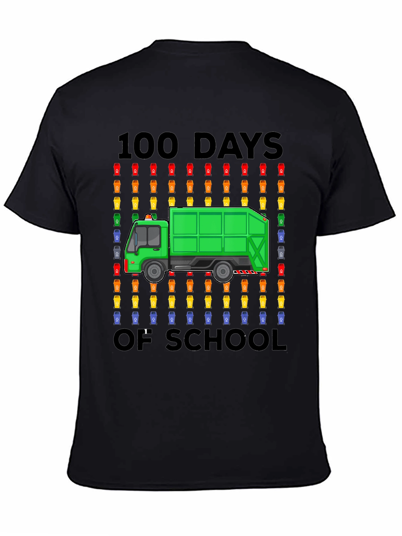 100 Days of School Garbage Truck T-Shirt