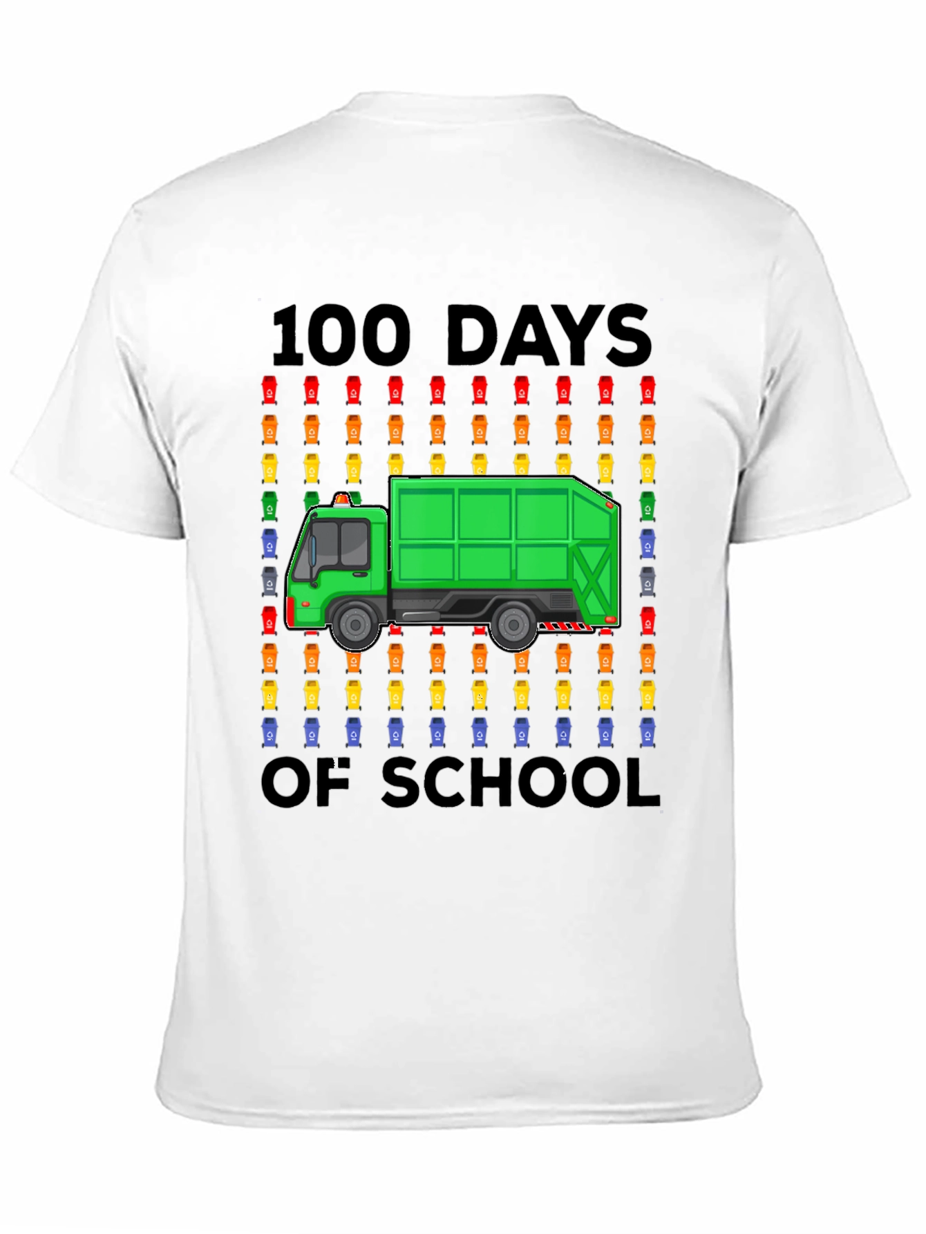 100 Days of School Garbage Truck T-Shirt