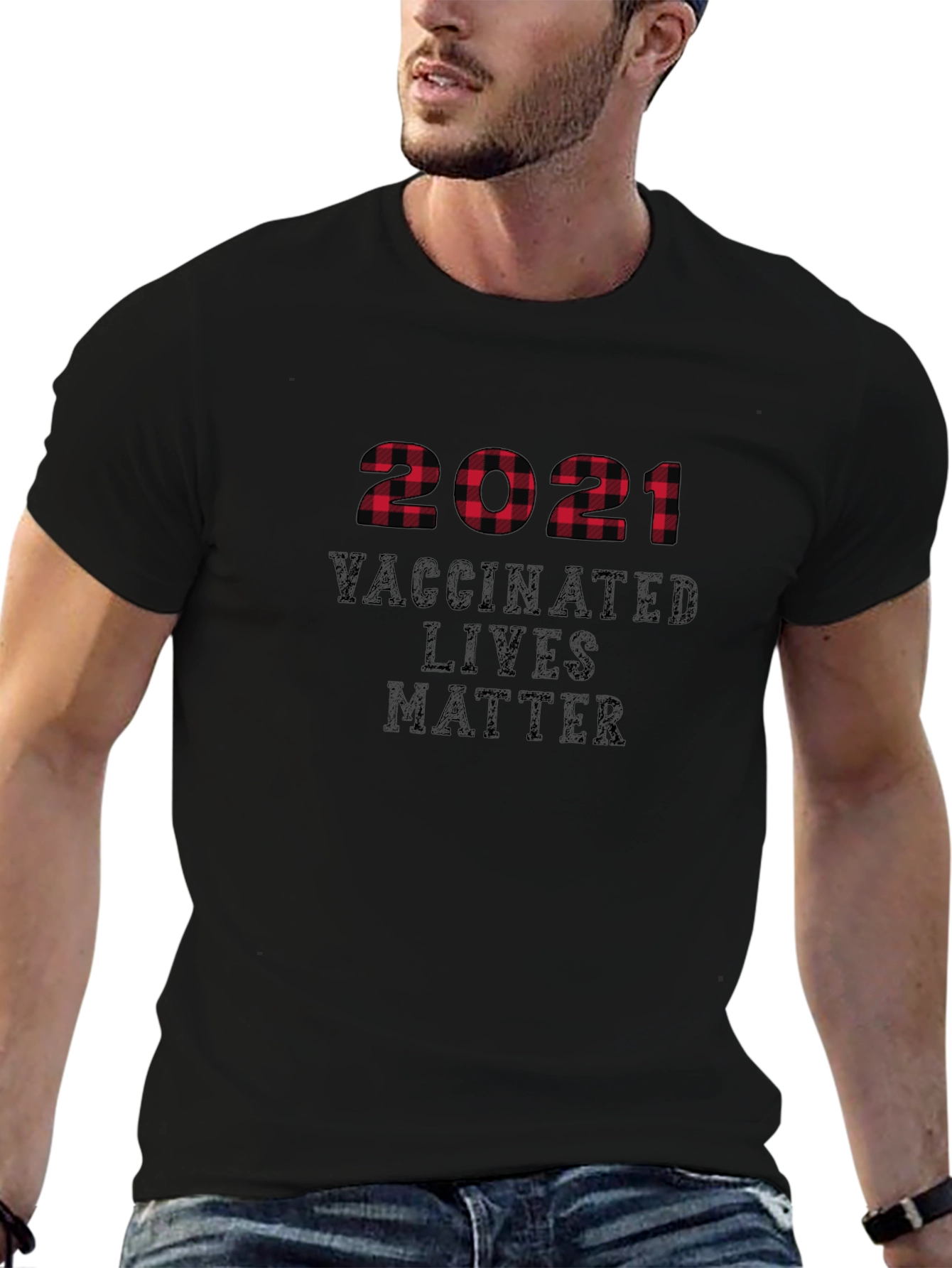 2021 Vaccinated Lives Matter Graphic T-Shirt