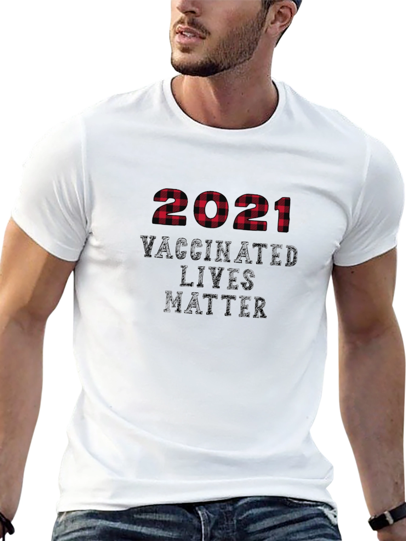 2021 Vaccinated Lives Matter Graphic T-Shirt